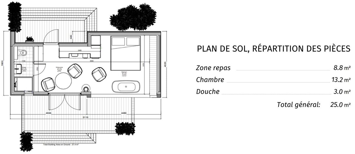 Plan de Sol GLAMPING VMS houses